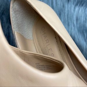 Charles David | Shoes | Charles David Nude Heels Genuine Leather Sz 65